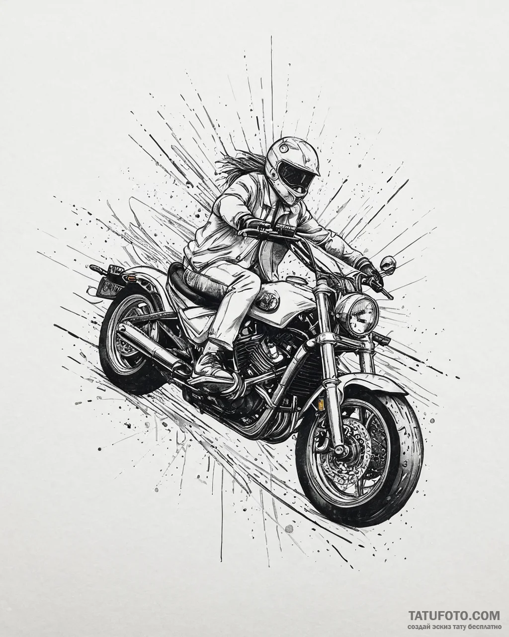 Tat tattoo sketch, david and lucy riding neon... - эскиз тату (№1753660359_0, 27.07.2025 23:52) — Tatufoto.com
