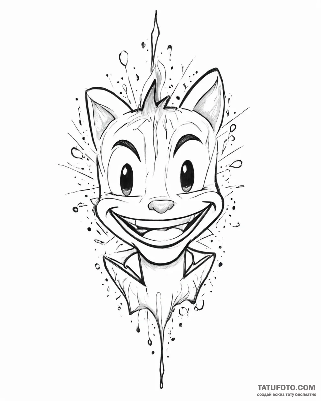 Eskizto, tattoo sketch, jack-jack mischievous... - эскиз тату (№1753660755_0, 27.07.2025 23:59) — Tatufoto.com
