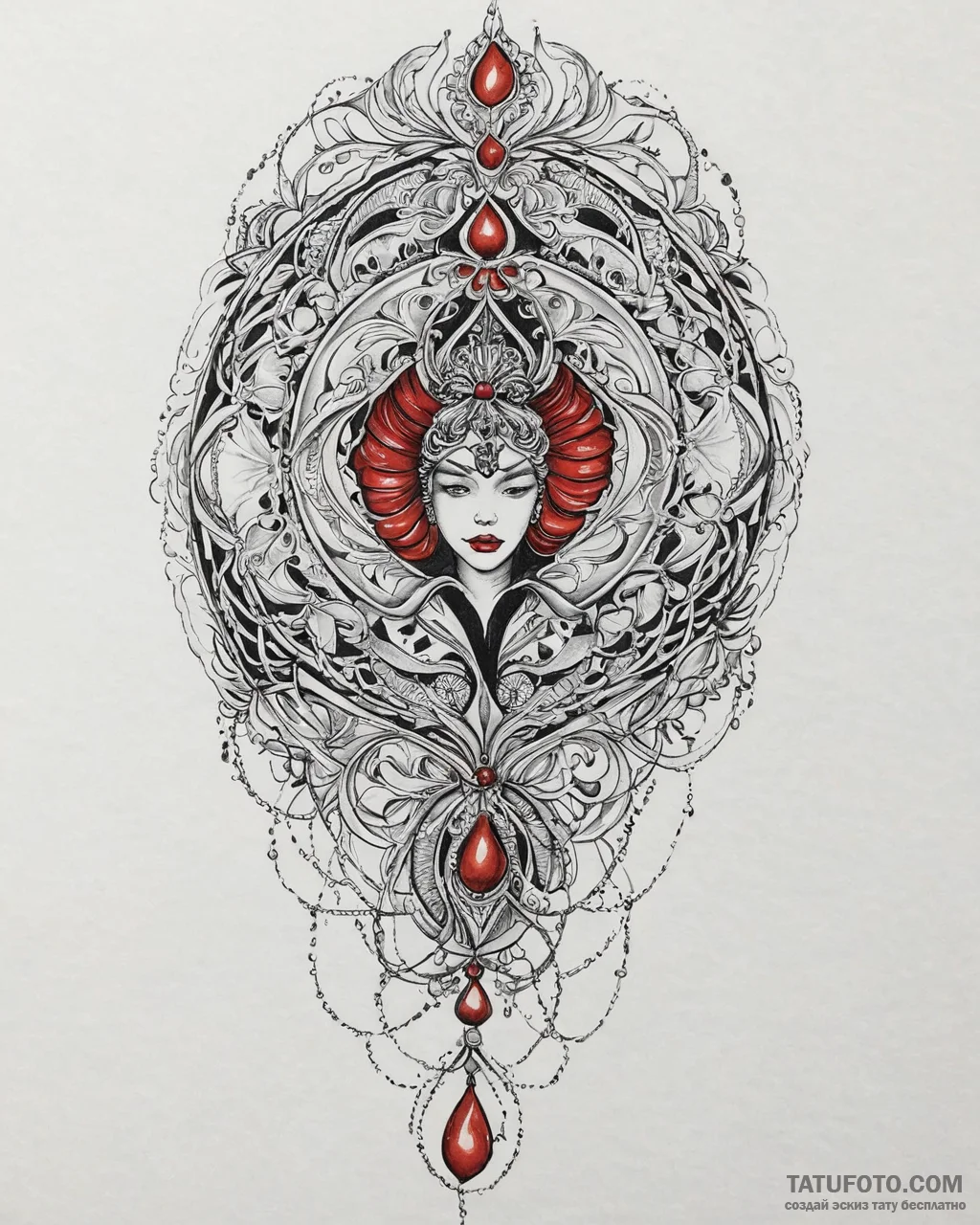 дизайнер, ink illustration for tattoo, soft w... - эскиз тату (№1753669074_0, 28.07.2025 02:17) — Tatufoto.com