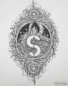Tat tattoo sketch, elemental magic depiction... - эскиз тату (№1753672446_0, 28.07.2025 03:14) — Tatufoto.com