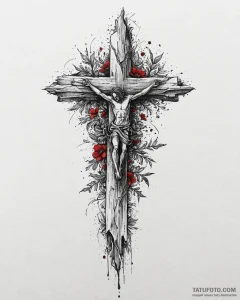 портреты с элементами природы, artistic tatto... - эскиз тату (№1753673233_0, 28.07.2025 03:27) — Tatufoto.com