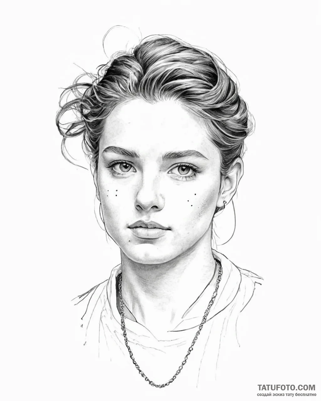 портреты в стиле олдскул - эскиз тату (№1753673431_0, 28.07.2025 03:30) — Tatufoto.com