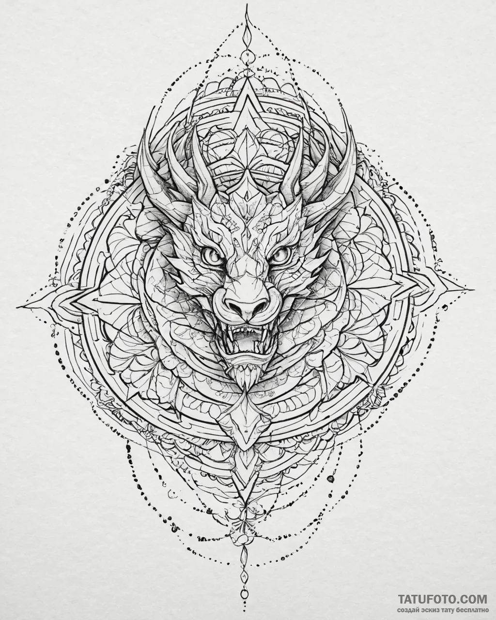 Tattoo sketch, morph transforming into dragon... - эскиз тату (№1753685361_0, 28.07.2025 06:49) — Tatufoto.com
