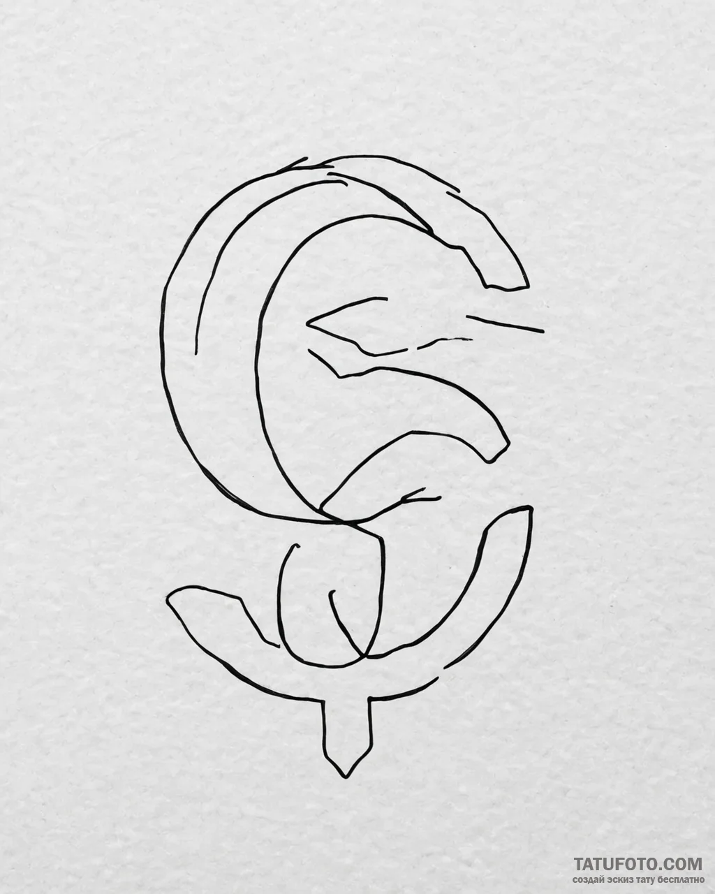 Tattoo sketch a simple 'gg' or 'wp' text line... - эскиз тату (№1753707327_0, 28.07.2025 12:55) — Tatufoto.com