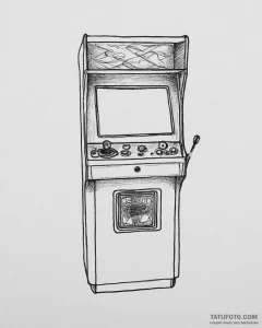Tattoo design a clean outline of a classic ar... - эскиз тату (№1753710779_0, 28.07.2025 13:52) — Tatufoto.com