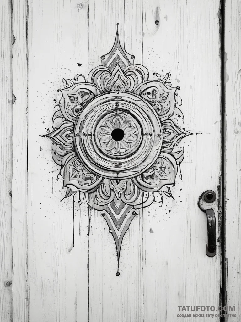 A detailed photograph of the texture of peeli... - эскиз тату (№1753738566_0, 28.07.2025 21:36) — Tatufoto.com