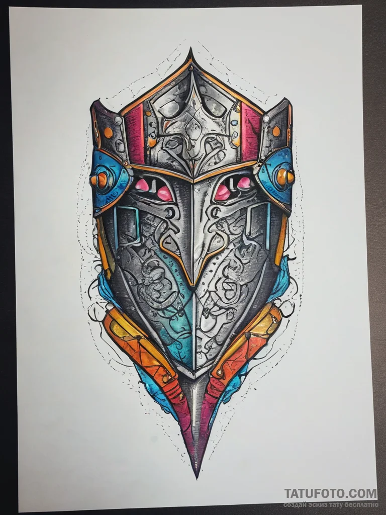 A medieval knight's gauntlet, tattoo line art... - эскиз тату (№1753741850_0, 28.07.2025 22:30) — Tatufoto.com