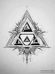 The triforce (from the legend of zelda), tatt... - эскиз тату (№1753745950_0, 28.07.2025 23:39) — Tatufoto.com