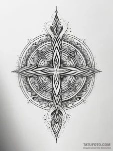 Torch, tattoo drawing outline, geometric tatt... - эскиз тату (№1753747107_0, 28.07.2025 23:58) — Tatufoto.com