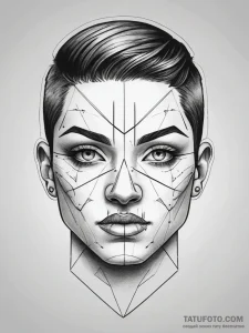 Tattoo design a strong, battle-hardened face,... - эскиз тату (№1753748269_0, 29.07.2025 00:17) — Tatufoto.com