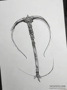 Scythe - эскиз тату (№1753748462_0, 29.07.2025 00:21) — Tatufoto.com