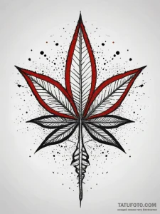 Hemp, tattoo flash sheet design, on a clean w... - эскиз тату (№1753750387_0, 29.07.2025 00:53) — Tatufoto.com