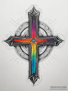 Tattoo design a surveyor’s transit, symbolizi… — эскиз тату (№1753760069_0, 29.07.2025 03:34) — Tatufoto.com