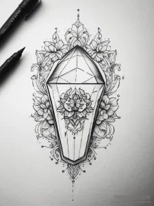 Coffin - эскиз тату (№1753761233_0, 29.07.2025 03:53) — Tatufoto.com