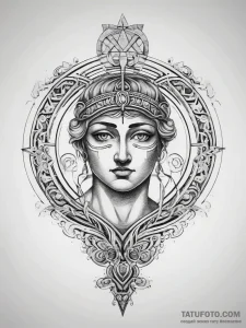 Tattoo design an ancient greek 'meander' patt... - эскиз тату (№1753762407_0, 29.07.2025 04:13) — Tatufoto.com