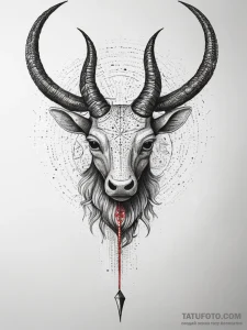 Tattoo design "i use" text for capricorn, wit... - эскиз тату (№1753762798_0, 29.07.2025 04:19) — Tatufoto.com