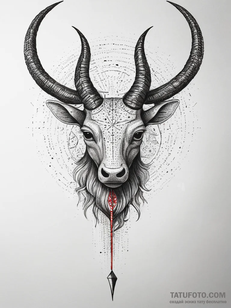 Tattoo design "i use" text for capricorn, wit... - эскиз тату (№1753762798_0, 29.07.2025 04:19) — Tatufoto.com