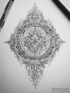 Tattoo design a subtle representation of two... - эскиз тату (№1753766876_0, 29.07.2025 05:27) — Tatufoto.com