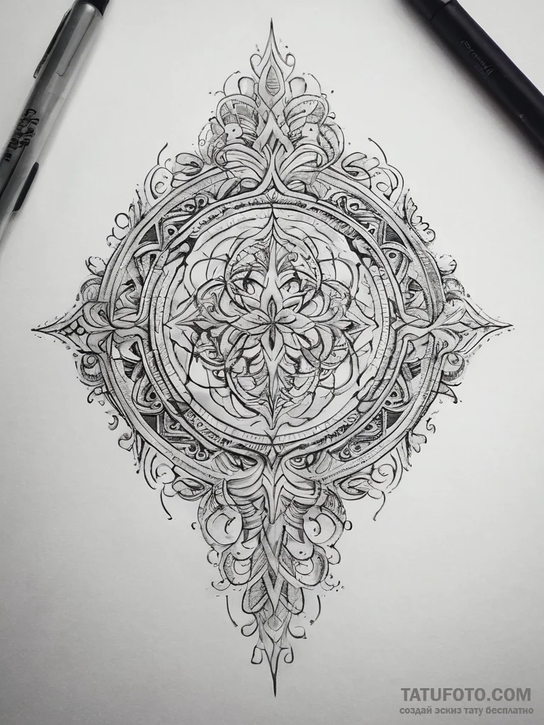 Tattoo design a subtle representation of two... - эскиз тату (№1753766876_0, 29.07.2025 05:27) — Tatufoto.com