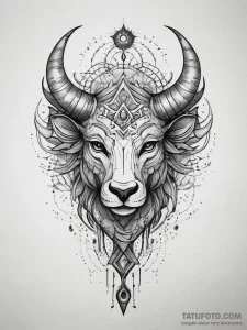 Tattoo design an abstract blend of colors and... - эскиз тату (№1753777183_0, 29.07.2025 08:19) — Tatufoto.com