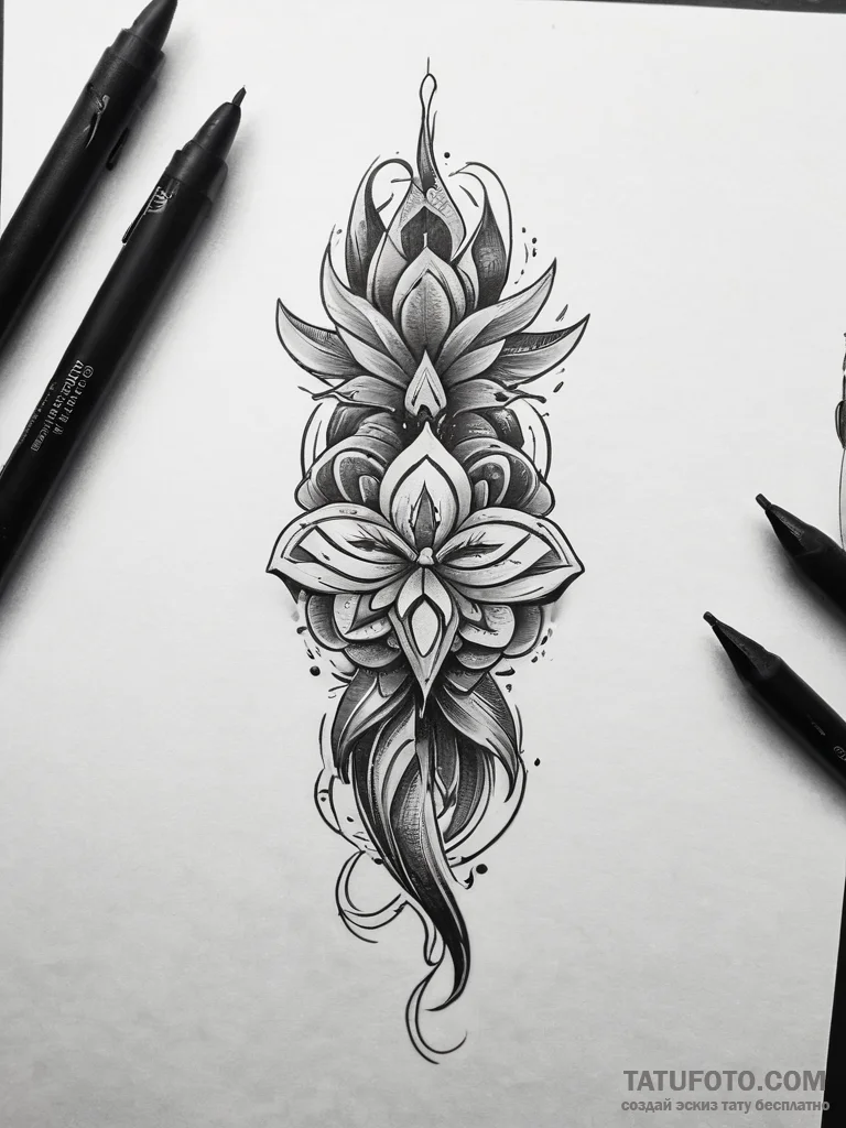 Tattoo design a strong, broad shoulder, symbo... - эскиз тату (№1753800840_0, 29.07.2025 14:54) — Tatufoto.com