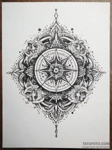 Tattoo sketch: a cluster of lunitsa symbols,... - эскиз тату (№1753801235_0, 29.07.2025 15:00) — Tatufoto.com