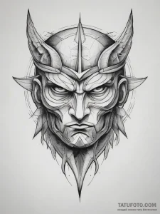 Tattoo sketch a powerful, silent guardian fig... - эскиз тату (№1753804411_0, 29.07.2025 15:53) — Tatufoto.com