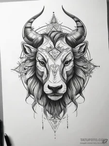 Tattoo design an abstract interpretation of t... - эскиз тату (№1753806203_0, 29.07.2025 16:23) — Tatufoto.com