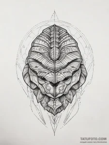 Trilobite fossil, tattoo flash sheet design,... - эскиз тату (№1753807381_0, 29.07.2025 16:43) — Tatufoto.com