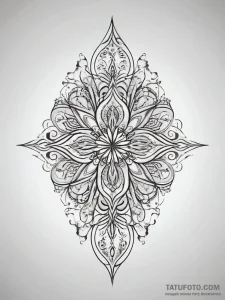 Tattoo design a subtle glow emanating from a... - эскиз тату (№1753810528_0, 29.07.2025 17:35) — Tatufoto.com