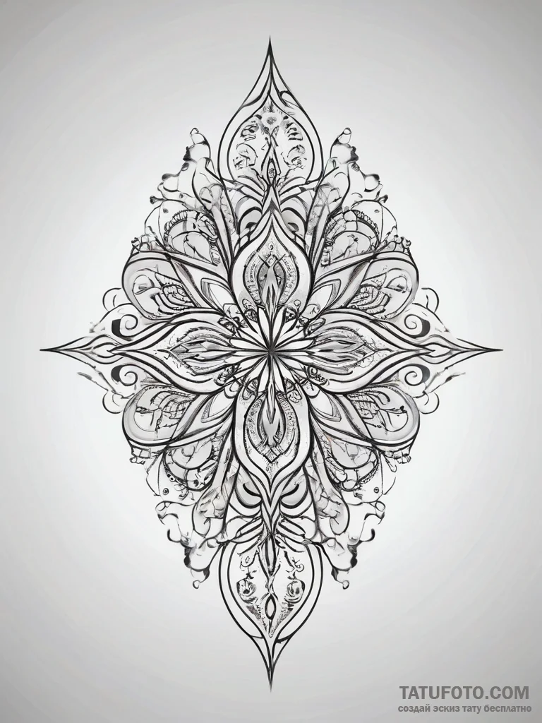 Tattoo design a subtle glow emanating from a... - эскиз тату (№1753810528_0, 29.07.2025 17:35) — Tatufoto.com