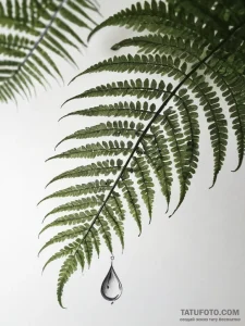 A macro photo of a single dewdrop on a vibran... - эскиз тату (№1753810916_0, 29.07.2025 17:41) — Tatufoto.com