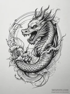 Tattoo design a small, elegant initial behind... - эскиз тату (№1753811696_0, 29.07.2025 17:54) — Tatufoto.com