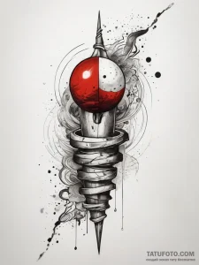 Tattoo sketch a celestial body split in half,... - эскиз тату (№1753812287_0, 29.07.2025 18:04) — Tatufoto.com
