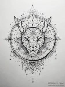 A constellation of a specific zodiac sign (is... - эскиз тату (№1753813445_0, 29.07.2025 18:24) — Tatufoto.com