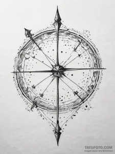 Tattoo sketch a sagittarius constellation, it... - эскиз тату (№1753814025_0, 29.07.2025 18:33) — Tatufoto.com
