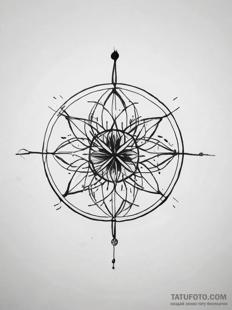 Circle - эскиз тату (№1753816584_0, 29.07.2025 19:16) — Tatufoto.com