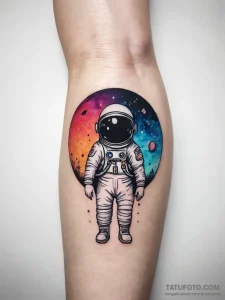 Tattoo sketch a tiny astronaut holding onto a... - эскиз тату (№1753819671_0, 29.07.2025 20:07) — Tatufoto.com