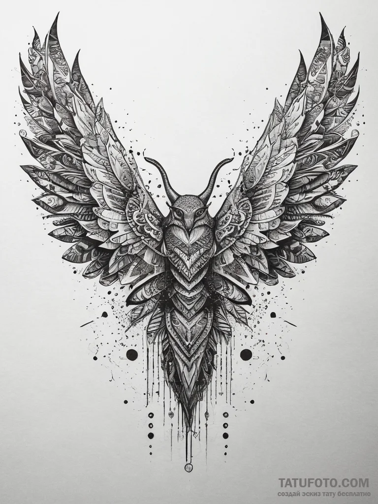 Tattoo design a simple controller button dotw... - эскиз тату (№1753822378_0, 29.07.2025 20:52) — Tatufoto.com