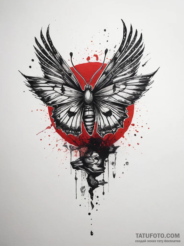 Typewriter, tattoo sketch design, trash polka... - эскиз тату (№1753824500_0, 29.07.2025 21:28) — Tatufoto.com