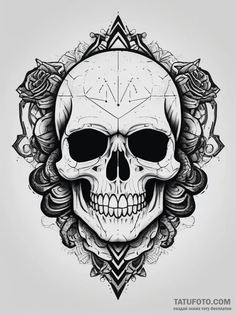 Tattoo design a stylized "game over" screen w... - эскиз тату (№1753833390_0, 29.07.2025 23:56) — Tatufoto.com