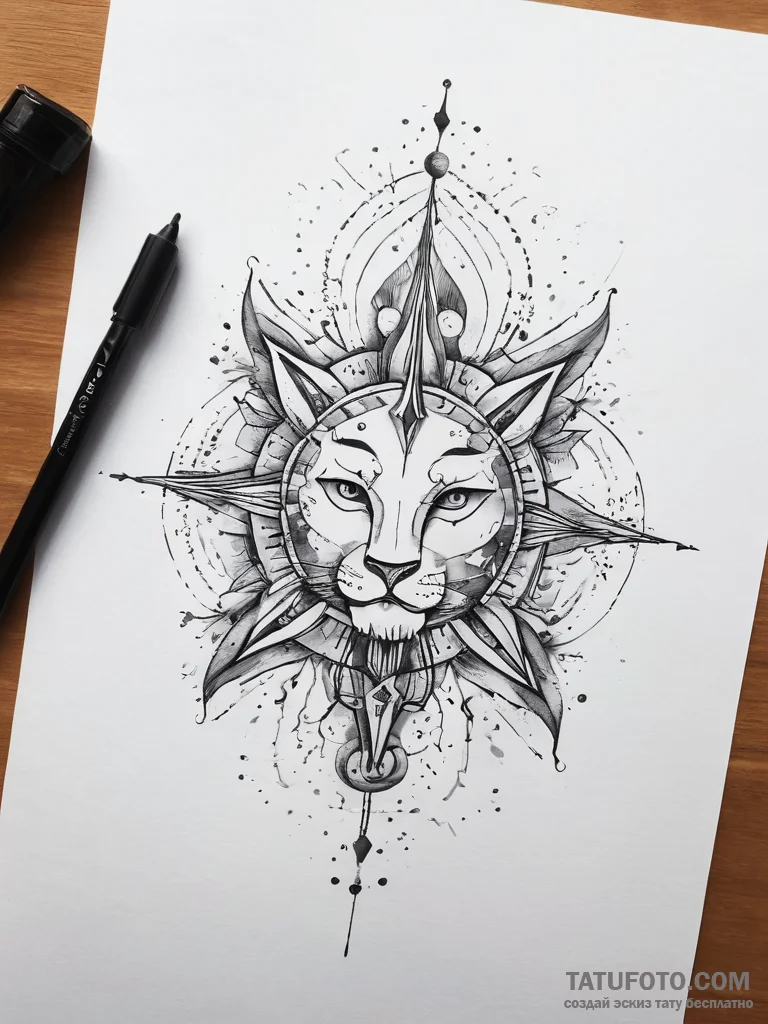 Tattoo sketch a personalized quote in the fon... - эскиз тату (№1753866369_0, 30.07.2025 09:06) — Tatufoto.com