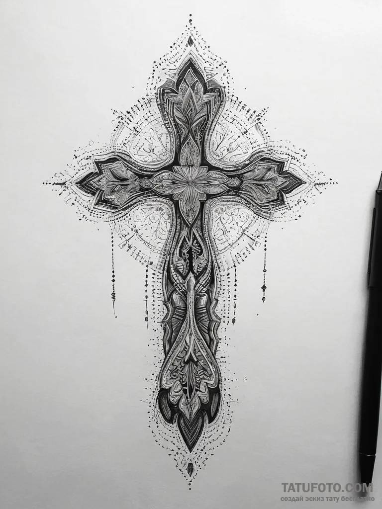 Tattoo design a delicate blend of colors form... - эскиз тату (№1753867151_0, 30.07.2025 09:19) — Tatufoto.com