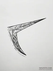 Boomerang - эскиз тату (№1753869477_0, 30.07.2025 09:57) — Tatufoto.com