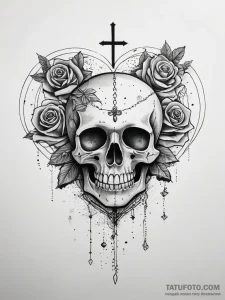 Tattoo design a pixelated heart container wit... - эскиз тату (№1753869866_0, 30.07.2025 10:04) — Tatufoto.com