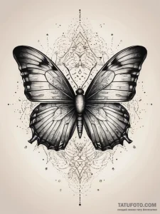 Tattoo sketch a delicate representation of a... - эскиз тату (№1753873399_0, 30.07.2025 11:03) — Tatufoto.com