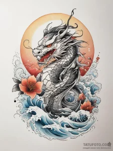 Solar flare, tattoo drawing outline, muted co... - эскиз тату (№1753873982_0, 30.07.2025 11:13) — Tatufoto.com
