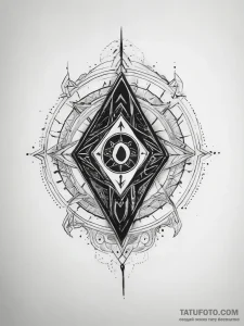 131. tattoo sketch: the rune "klad," depicted... - эскиз тату (№1753878294_0, 30.07.2025 12:24) — Tatufoto.com