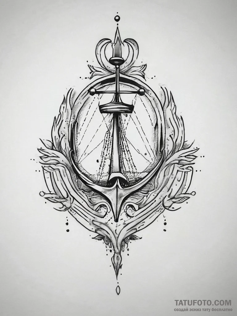 Tattoo design a subtle line accentuating the... - эскиз тату (№1753880880_0, 30.07.2025 13:08) — Tatufoto.com