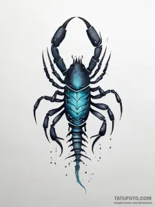 Tattoo design a scorpio scorpion, part blackw... - эскиз тату (№1753882059_0, 30.07.2025 13:27) — Tatufoto.com
